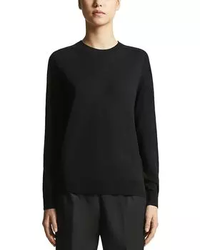 Вязаный свитер из мериносовой шерсти Peserico, черный