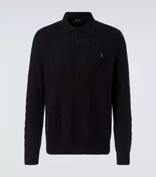 Вязаный свитер из шерсти и кашемира Polo Ralph Lauren, Polo Black