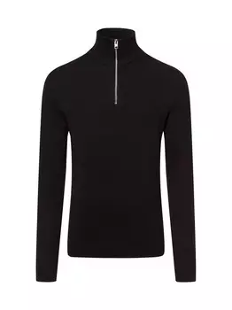Вязаный свитер Jack & Jones, черный