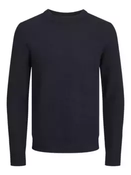 Вязаный свитер Jack & Jones "JORBRODY KNIT CREW NECK BF", цвет Total Eclips