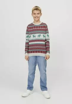 Вязаный свитер Jack & Jones Junior, цвет moonbeam