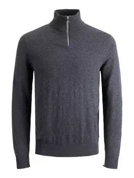 Вязаный свитер Jack & Jones, серый