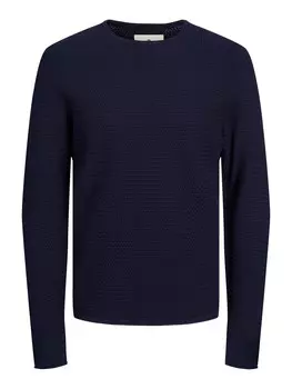 Вязаный свитер Jack & Jones, синий
