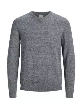 Вязаный свитер Jack & Jones, синий