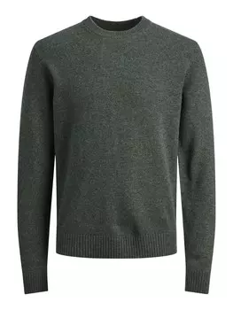 Вязаный свитер Jack & Jones, зеленый