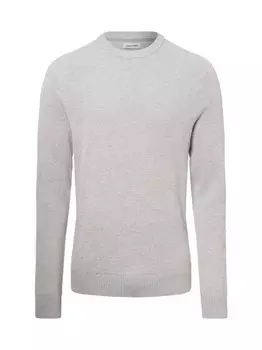 Вязаный свитер jjeglobe Jack & Jones, серый
