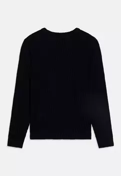 Вязаный свитер JJROY CREW NECK Jack & Jones, темно-синий