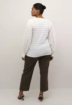 Вязаный свитер Kaffe Curve, кремовый