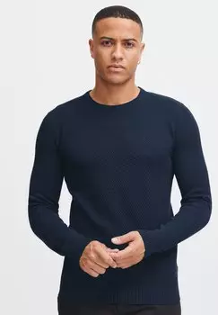 Вязаный свитер KARL Solid, цвет insignia b