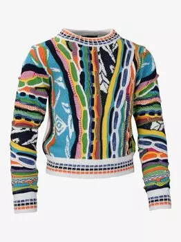 Вязаный свитер касасса Carlo Colucci, белый