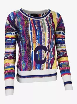 Вязаный свитер кассара Carlo Colucci, мультиколор