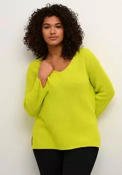 Вязаный свитер KCMIRINA Kaffe Curve, цвет evening primrose