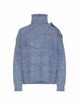 Вязаный свитер Kimber Christian Wijnants, синий