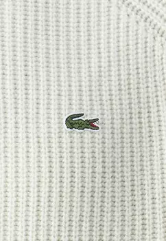 Вязаный свитер Lacoste, кремовый