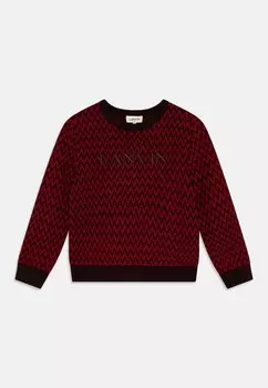 Вязаный свитер LANVIN, красный