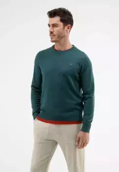 Вязаный свитер LERROS "Базовый вязаный свитер LERROS", зеленый