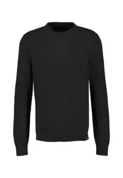 Вязаный свитер LERROS "Базовый вязаный свитер LERROS", черный