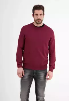 Вязаный свитер LERROS "Повседневный свитер плоской вязки LERROS", красный