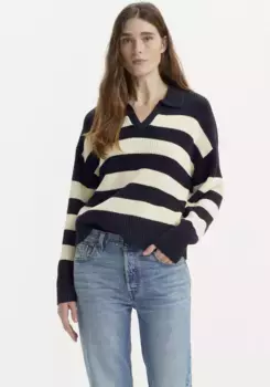 Вязаный свитер Levi's "EVE SWEATER BLUES", цвет Gem Stripe Ghtwatc