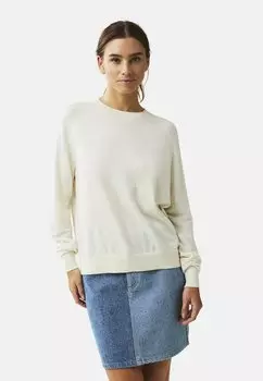 Вязаный свитер Lexington, белый