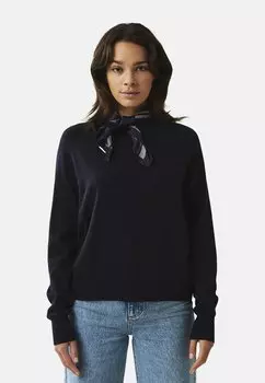 Вязаный свитер Lexington, темно-синий