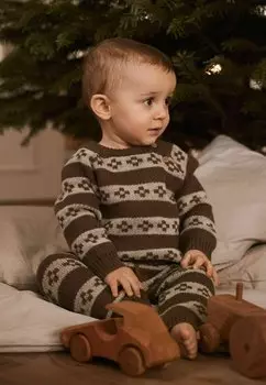 Вязаный свитер Lil' Atelier, цвет rain drum