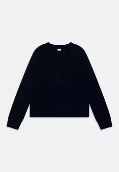 Вязаный свитер Lindex, темно-синий