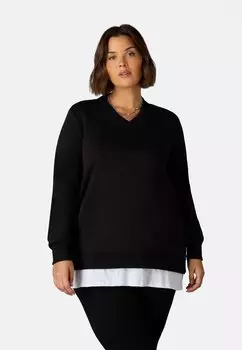 Вязаный свитер Live Unlimited London, цвет black