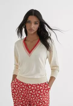 Вязаный свитер LOLA CASADEMUNT, цвет off white