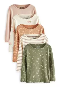 Вязаный свитер LONG SLEEVE 5 PACK Next, цвет pink neutral