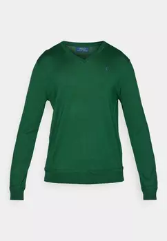 Вязаный свитер LONG SLEEVE Ralph Lauren, темно-зеленый