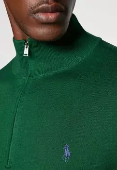 Вязаный свитер LONG SLEEVE Ralph Lauren, темно-зеленый