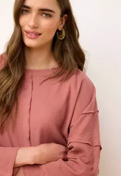 Вязаный свитер LONG SLEEVE SEAM DETAIL TEXTURE STANDARD Next, розовый