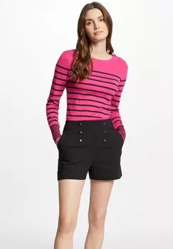 Вязаный свитер LONG-SLEEVED WITH STRIPES Morgan, цвет rose moyen