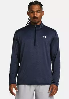 Вязаный свитер LONG-SLEEVES TECH VENT ZIP Under Armour, цвет midnight navy