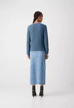 Вязаный свитер LONGSLEEVE V NECK Marc O'Polo, синий