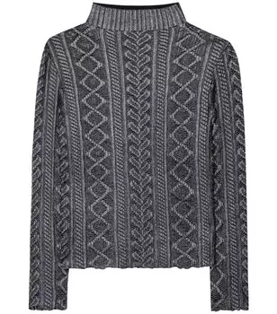 Вязаный свитер Luisa Cerano, серый