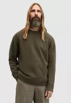 Вязаный свитер LUKA CREW AllSaints, цвет haze green