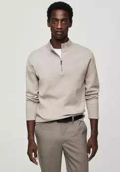 Вязаный свитер LUXUSP Mango, цвет lodowy szary