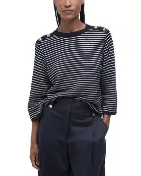 Вязаный свитер Macy Barbour, синий