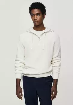 Вязаный свитер Mango, цвет blanc cass