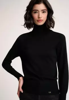 Вязаный свитер MANOS Luisa Spagnoli, черный