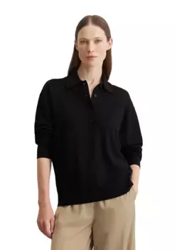 Вязаный свитер Marc O'Polo "из мягкой шерсти мериноса", черный