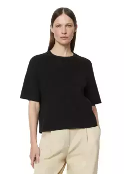 Вязаный свитер Marc O'Polo "из натурального хлопка", черный