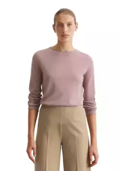 Вязаный свитер Marc O'Polo "из тонкой шерсти мериноса", розовый