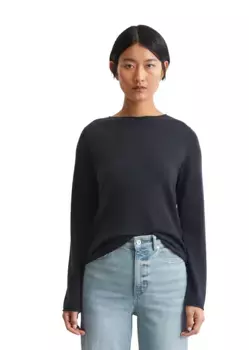 Вязаный свитер Marc O'Polo "из тонкой шерсти мериноса", синий