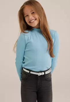 Вязаный свитер MEISJES GERIBD WE Fashion, цвет Blue