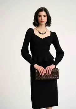 Вязаный свитер MERLATO Luisa Spagnoli, черный