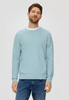 Вязаный свитер MIT CREW NECK s.Oliver, цвет pastelltrkis