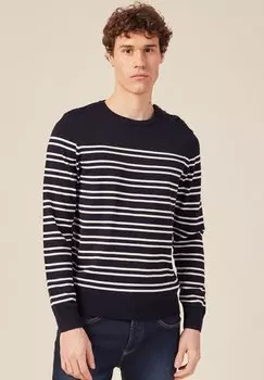 Вязаный свитер MIT LANGEN RMELN BONOBO Jeans, цвет bleu marine